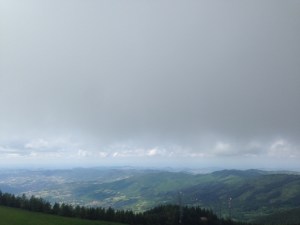 Il panorama dal Monte Penice