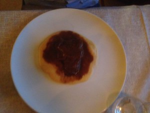 Il re della serata: il guanciale con polenta
