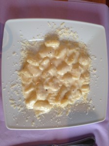 Gnocchi di kamut ai quattro formaggi