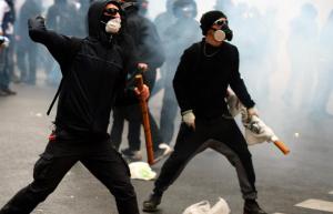 I Black Bloc in azione